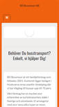 Mobile Screenshot of bdbussresor.se